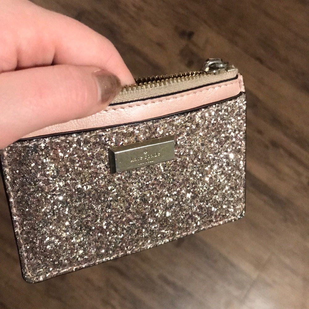 Small Kate Spade Glitter Wallet